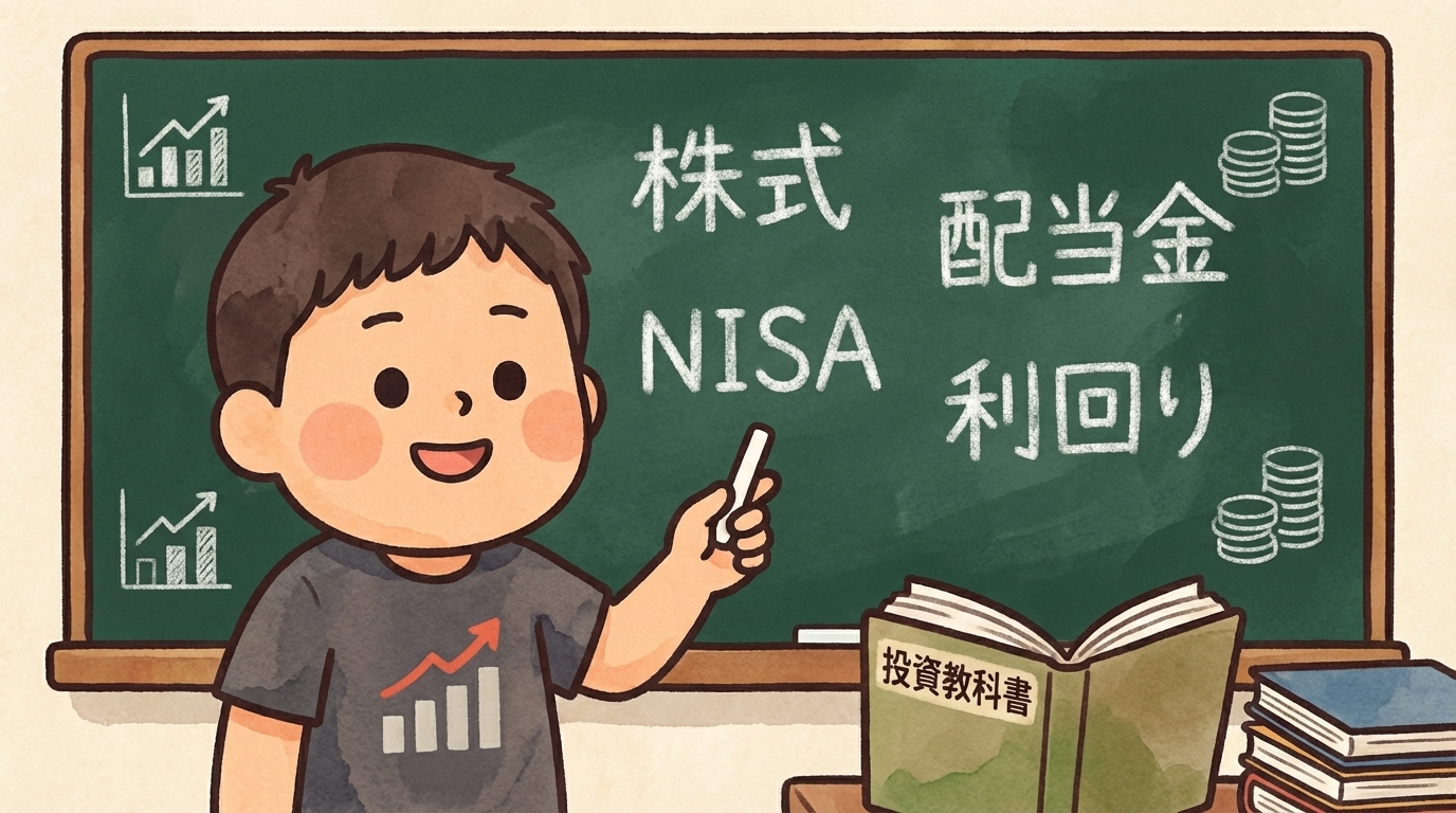 投資用語の教科書 Vol.1 いちようが黒板で解説