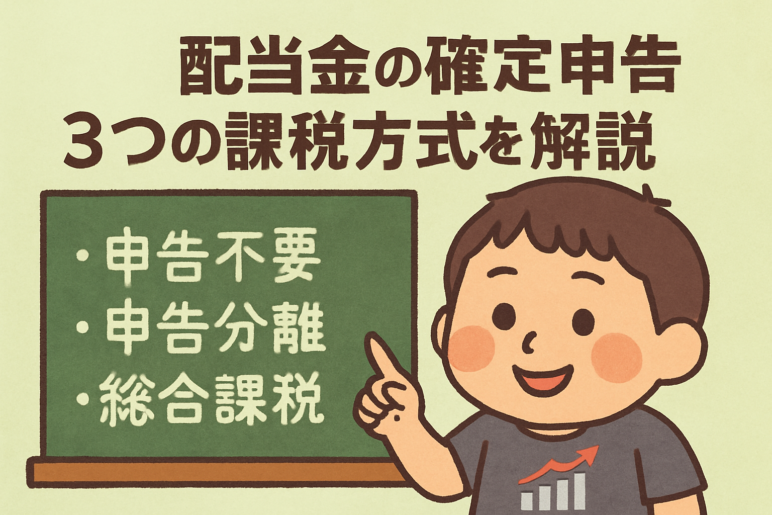 配当金の確定申告 3つの課税方式を解説するいち