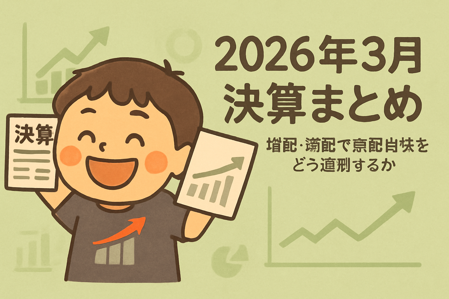 2026年3月決算まとめ|高配当株の増配・減配チェック